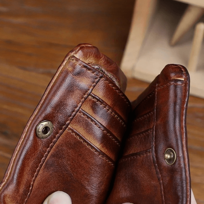 Orvanelli Ashmoor Full-Grain Leather Wallet Orvanelli