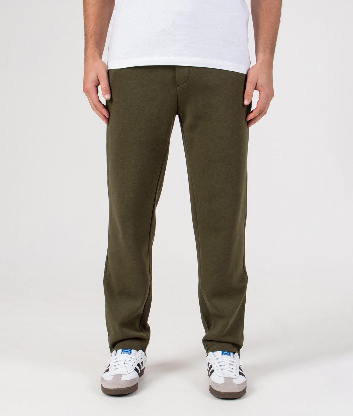 Regular Fit Double Knit Joggers orvanelli.com