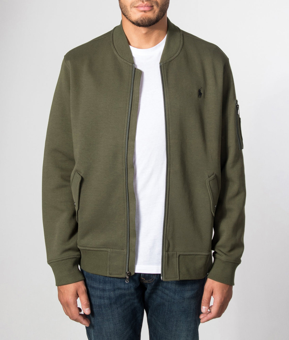 Double Knit Bomber Jacket orvanelli.com