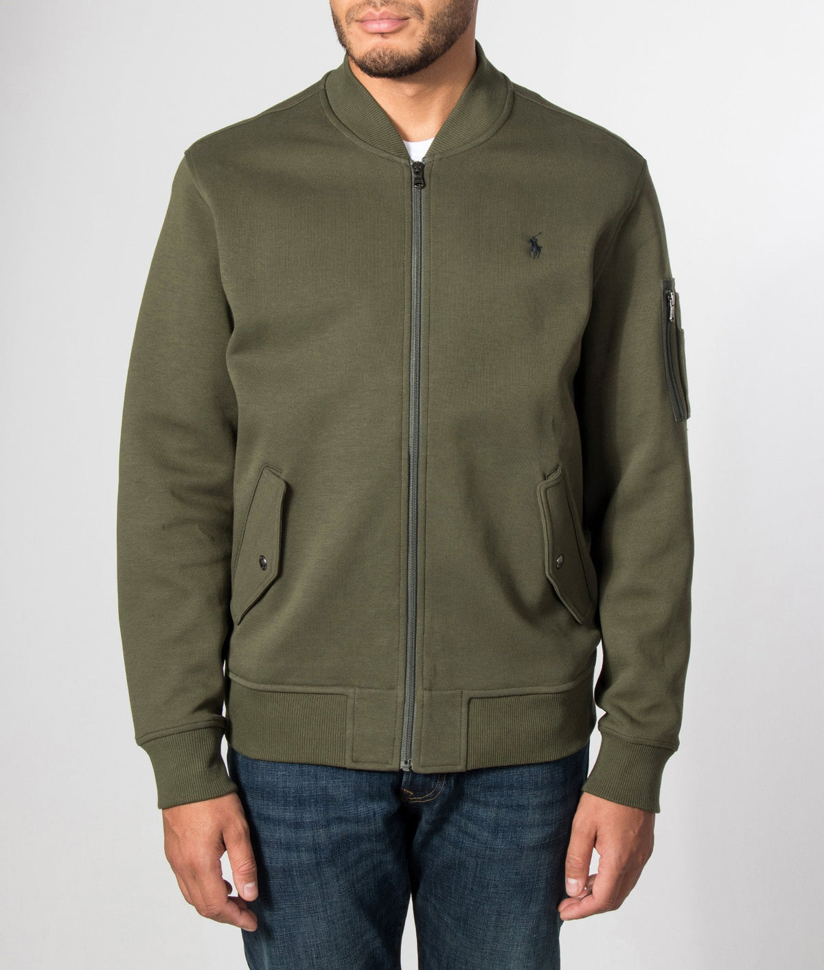 Double Knit Bomber Jacket orvanelli.com