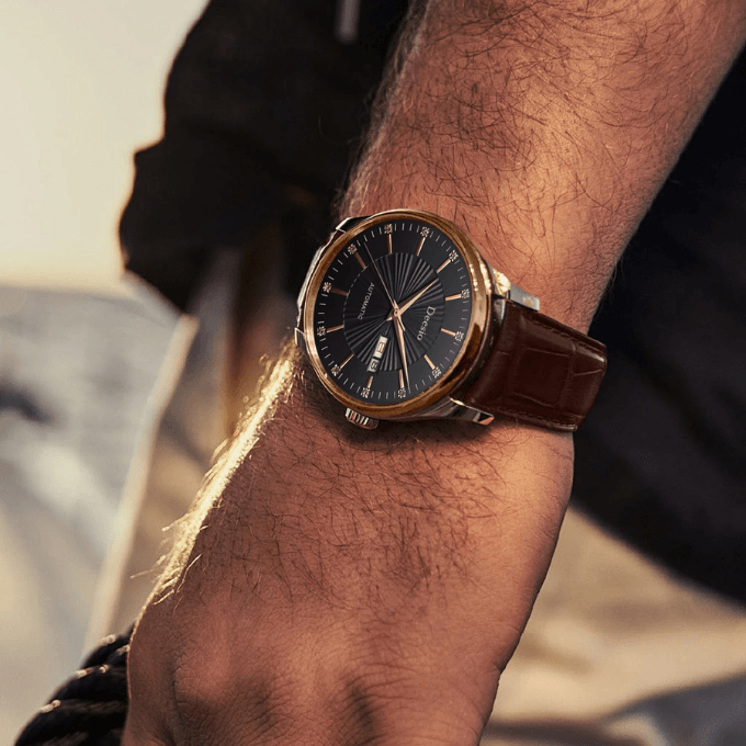 Orvanelli The Deesio Leather Watch Orvanelli
