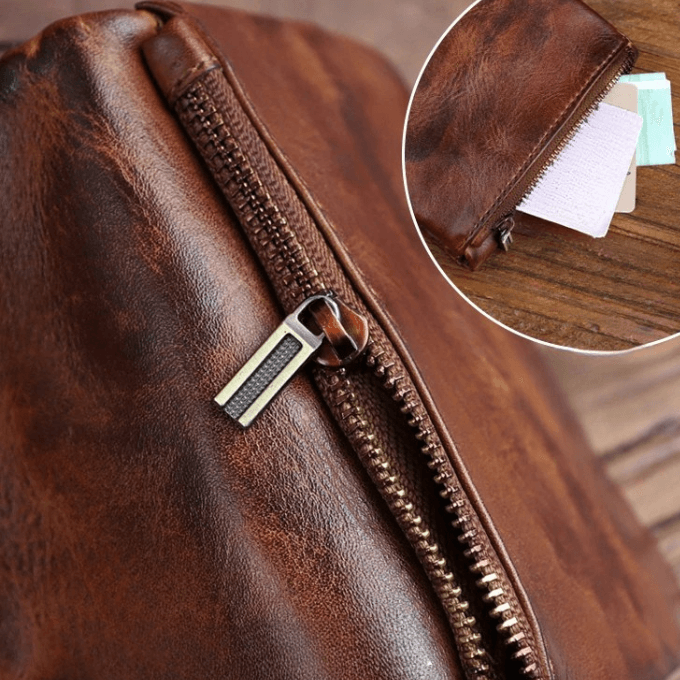 Orvanelli Ashmoor Full-Grain Leather Wallet Orvanelli