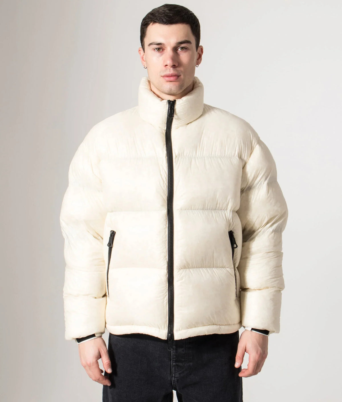 Translucent Funnel Neck Bubble Jacket orvanelli.com
