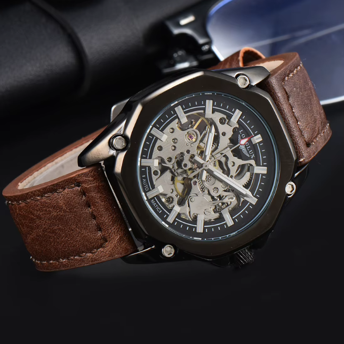 Orvanelli Beck Atlas 100% Cowhide Watch Orvanelli