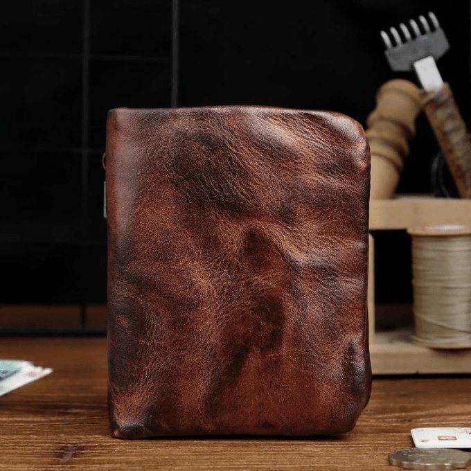 Orvanelli Ashmoor Full-Grain Leather Wallet Orvanelli