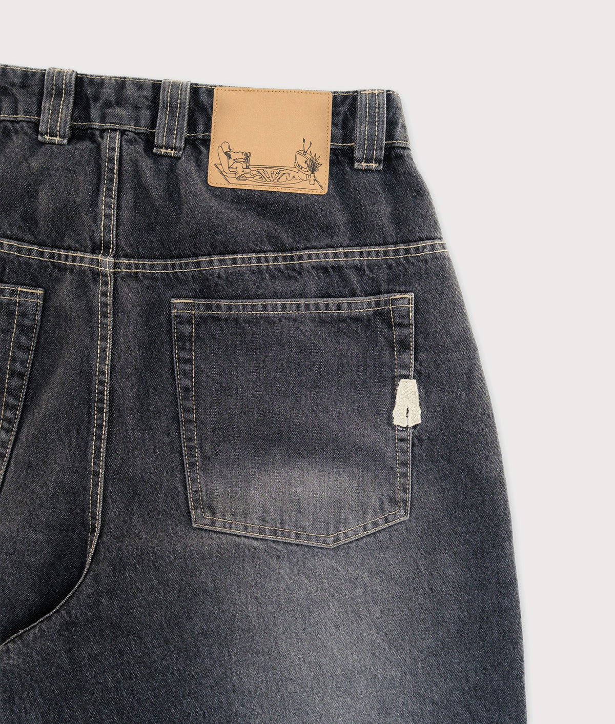 Baggy Denim Pants orvanelli.com