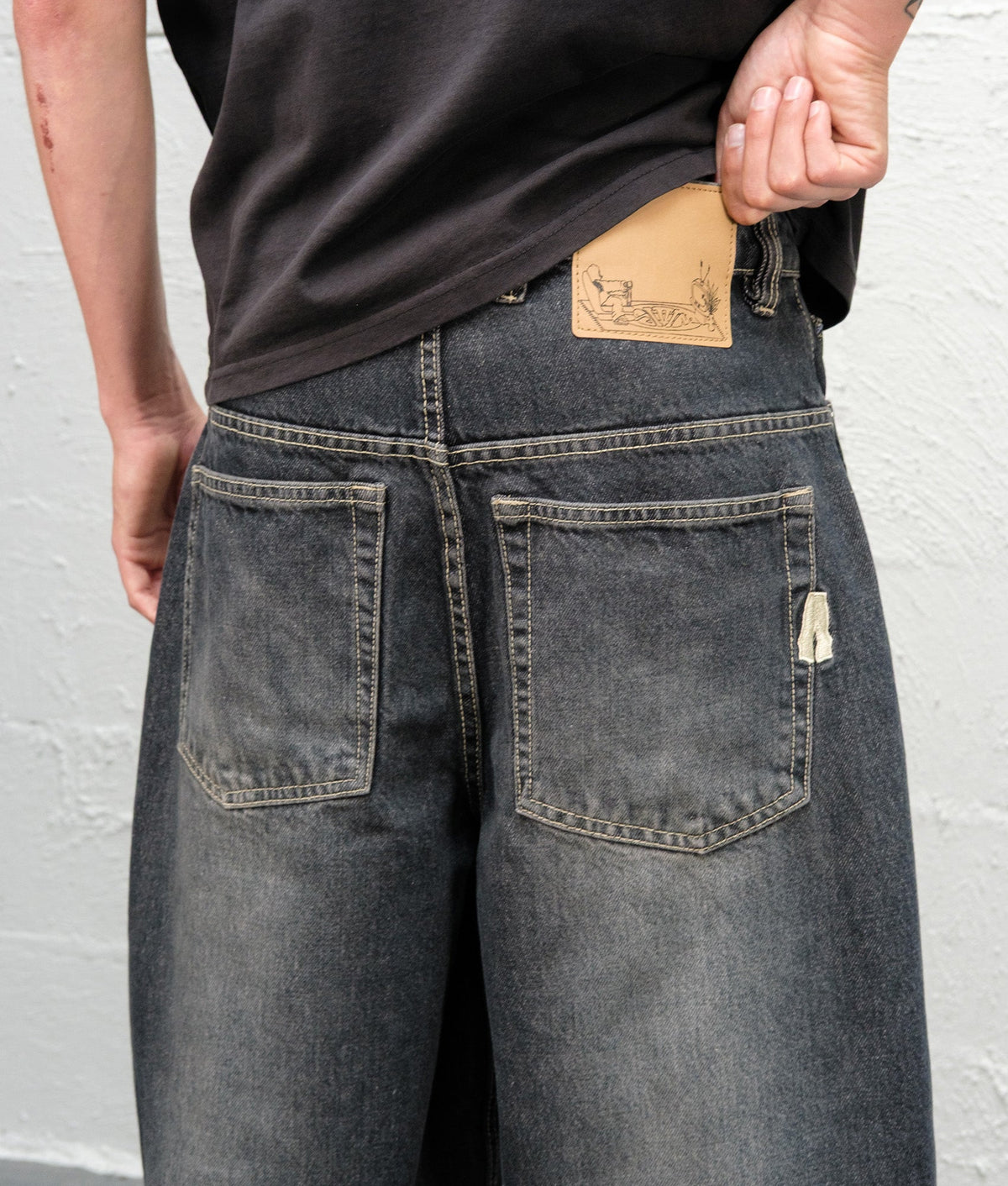 Baggy Denim Pants orvanelli.com