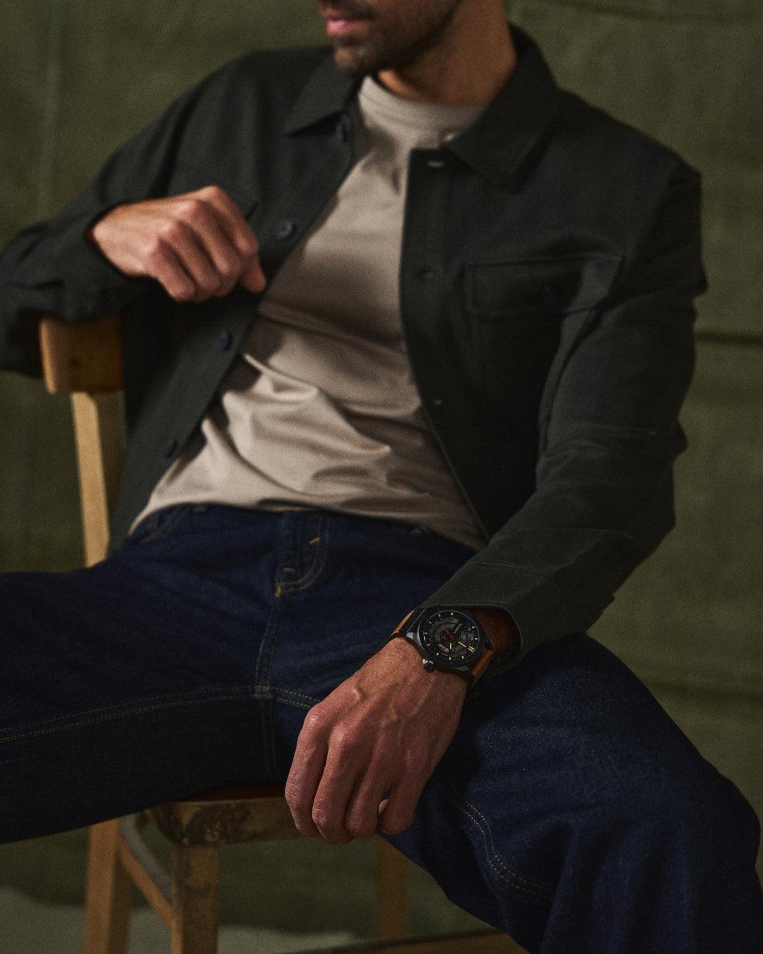 Orvanelli The Rowan Leather Watch Orvanelli