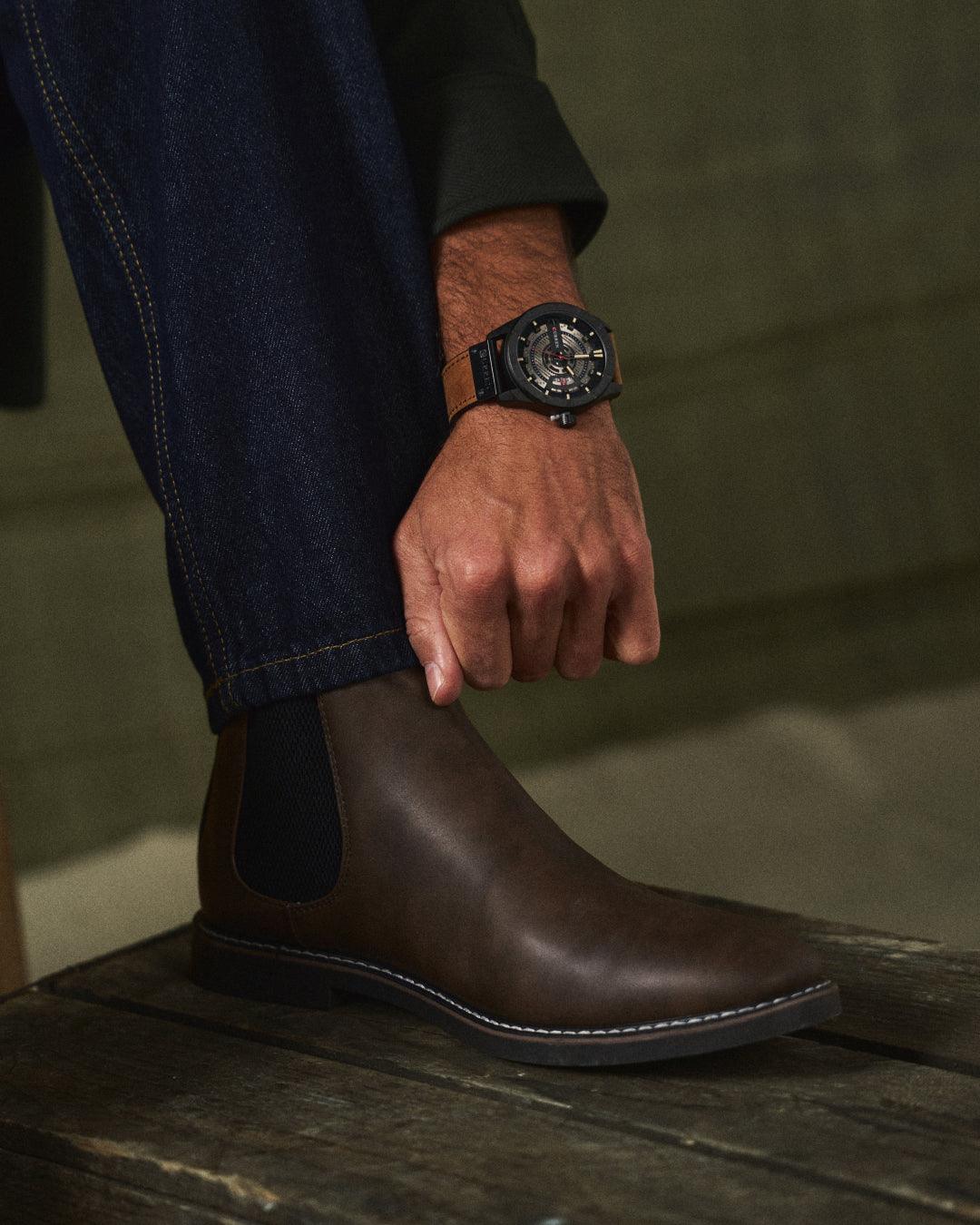 Orvanelli The Rowan Leather Watch Orvanelli